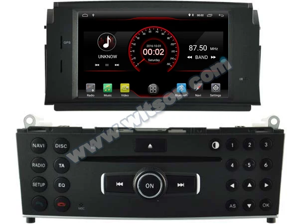 WITSON Android 9 1 Автомобильная gps-навигация для MERCEDES-BENZ C Класс стерео 2 Гб ram 16 FLASH + DAB OBD