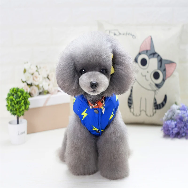 Bigeyedog собака жилет пальто зимняя куртка одежда для собак Щенок Чихуахуа Костюмы для маленьких собак домашних животных Костюмы наряд Прямая