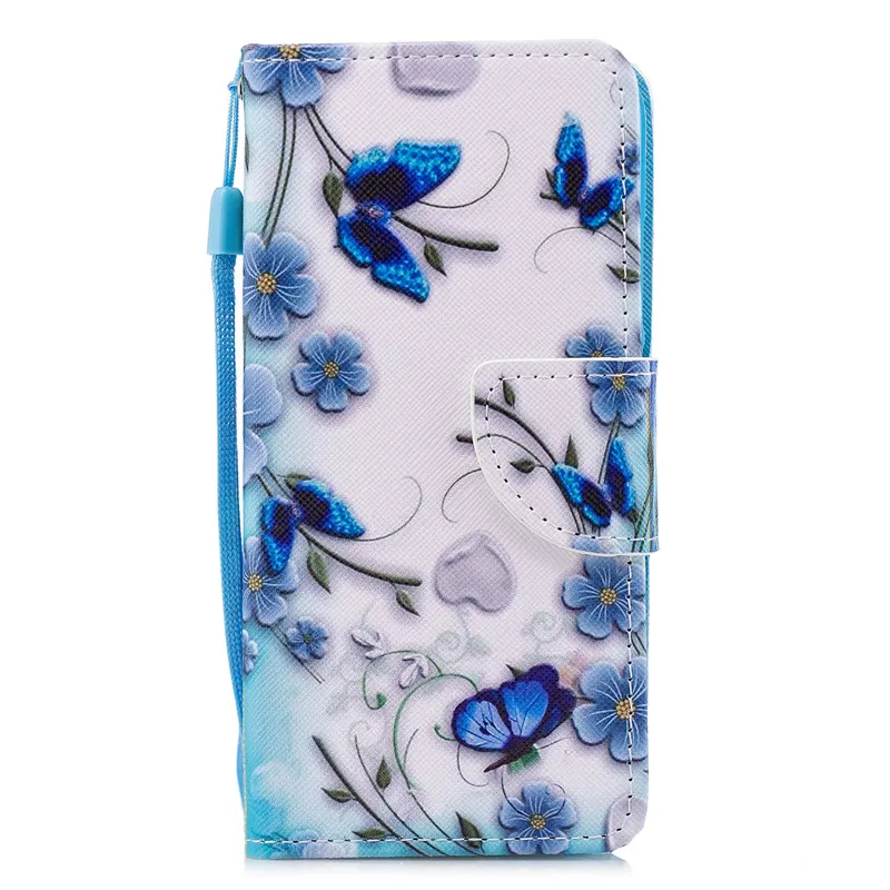 6 Для Fundas samsung Galaxy S9 S8 plus Чехол кожаный флип-кошелек для Coque samsung A8 Plus чехол Магнитный милый чехол для телефона - Цвет: 6