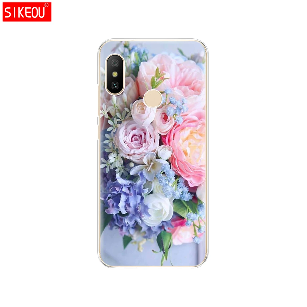 12070 Силиконовый чехол для Xiaomi mi A2 LITE, чехол с полной защитой, мягкая задняя крышка из ТПУ, чехол для телефона s для Xio mi A2 LITE, бампер, чехол с котом - Цвет: 12070