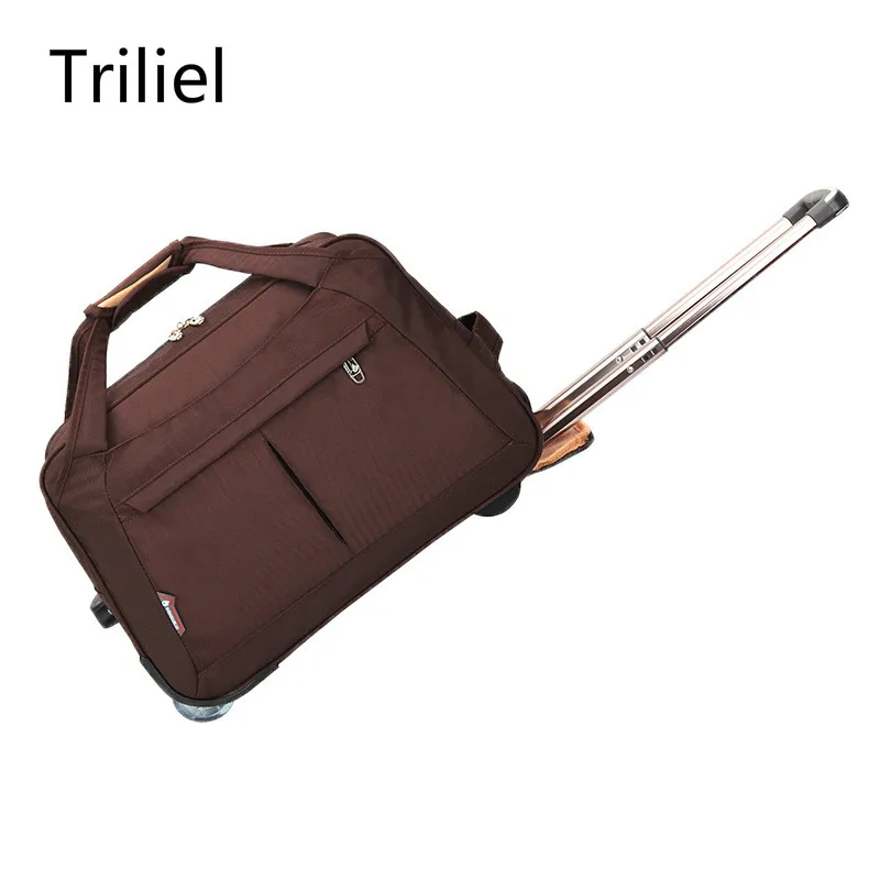 20 дюймов Портативный багажные сумки женские в сложенном виде сумка тележка