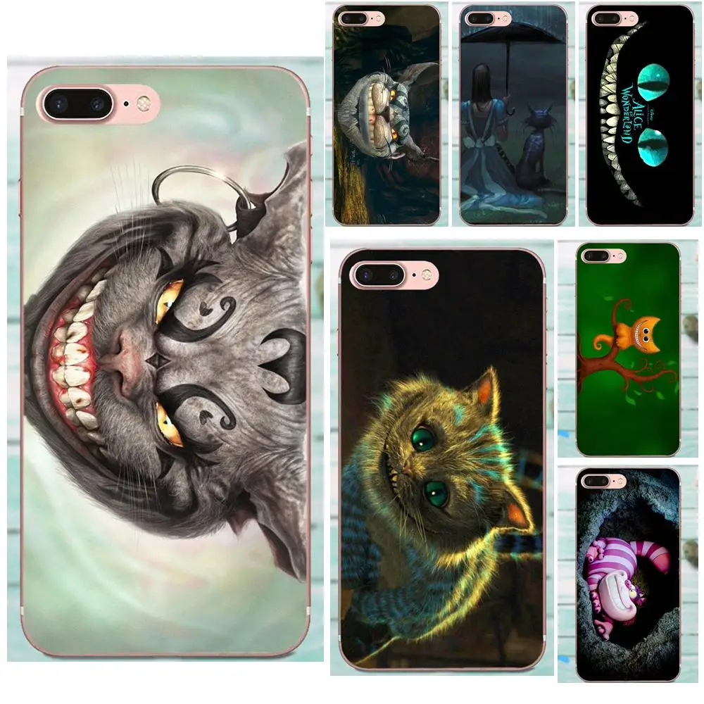TPU Print Case Purple Pink Alice Cheshire Cat For LG G4 G5 G6 K4 K7 K8 K10 2017 V10 V20 V30 Stylus Nexus 5 5X G2 G3 mini spirit | Мобильные