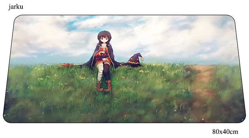 Size 800x400x2mm Megumin коврик для мыши 800x400x2 мм, игровой коврик для мыши, анимэ, великолепный офисный коврик, Настольный коврик, эстетический коврик для мыши, игры, pc, геймерские коврики - Цвет: Size 800x400x2mm