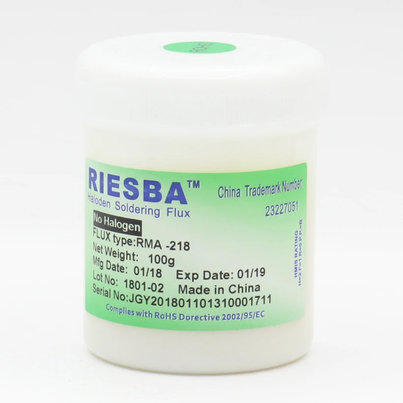 RIESBA RMA-218 100 г Bga флюс паяльной пасты для реболлинга Аксессуары для пайки