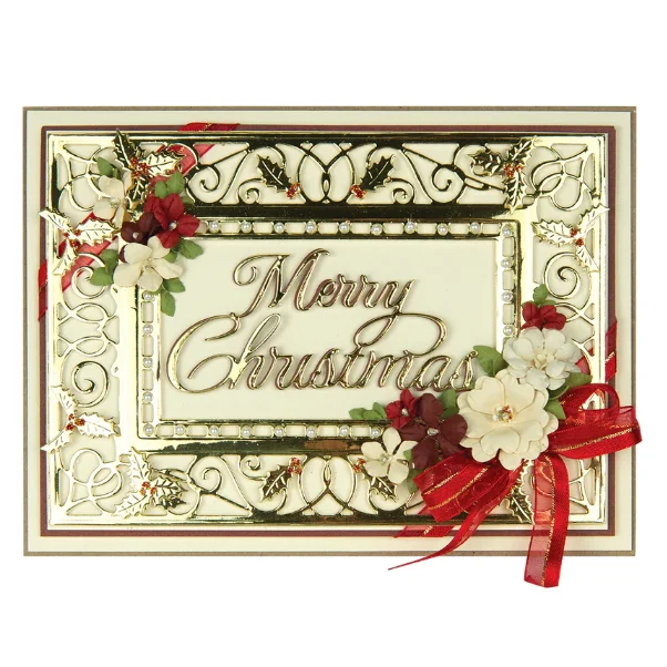 YPP ремесло Merry Christmas металлические режущие штампы трафареты для DIY скрапбукинга/фотоальбома декоративное тиснение DIY бумажные карты