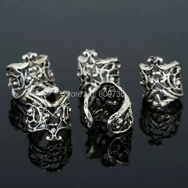 1 шт. Новая мода Панк Винтаж выдалбливают гравировка Женская ухо манжеты Клипсы