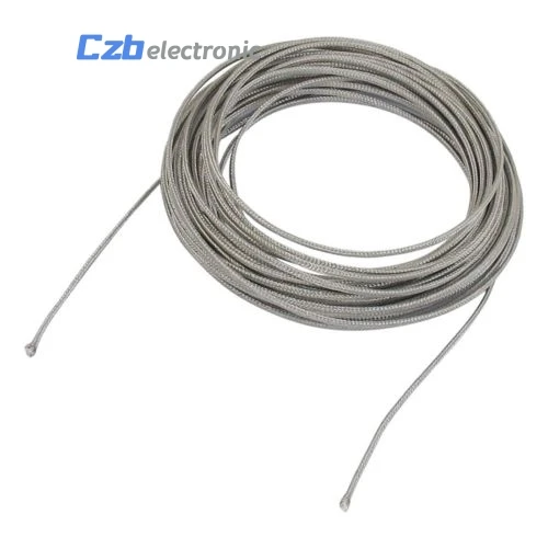 

10M Silver Tone Metal K Type Thermocouple Extension Wire AD