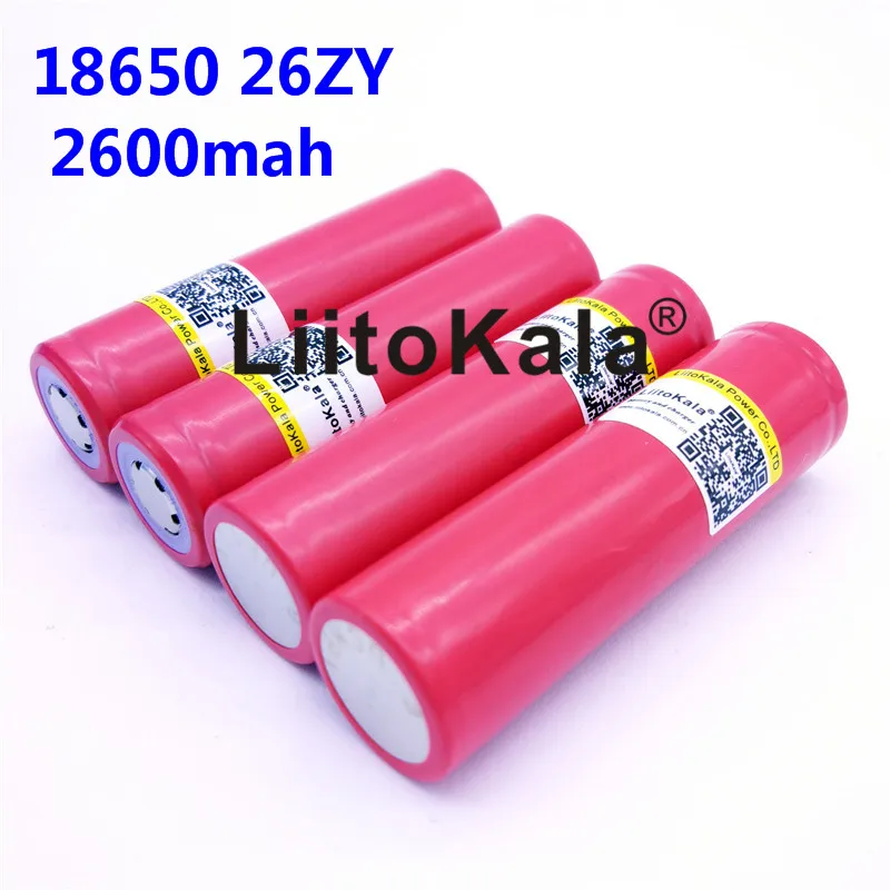 Новинка 100% оригинальный LiitoKala для Sanyo 18650 2600 мАч литий ионная аккумуляторная