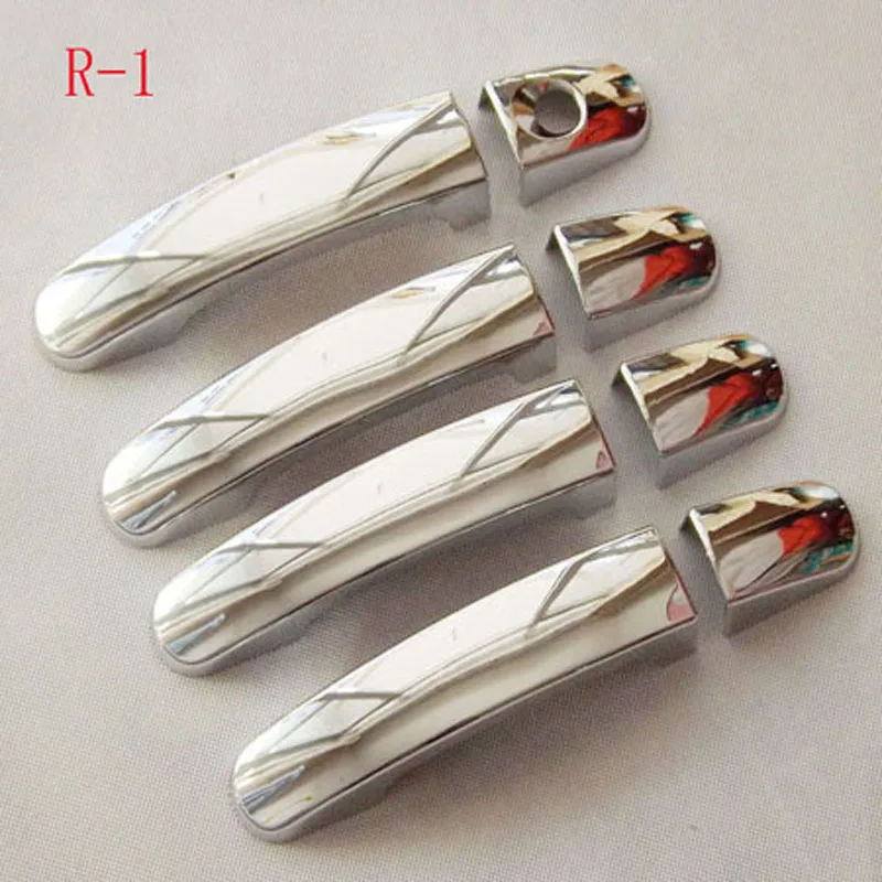 

for Ford Focus 2 Mk2 2005 2006 2009 2011 Automobile Chrome Door Handle Covers Car Styling Stickers Auto Accessories 8 Pcs