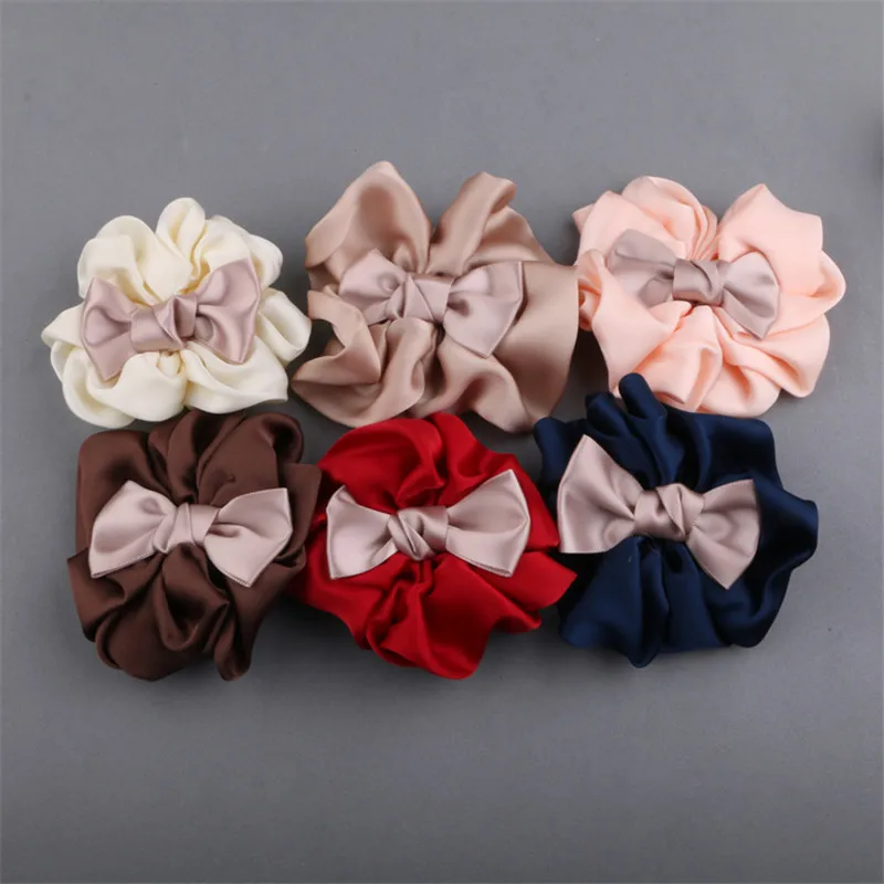 

Бесплатная доставка 20 шт./лот 9 см шелковая лента бант Украшенные Цветы нашивка Hanamde Украшение Аксессуары Цветочные пуговицы наклейка обувь сделай сам