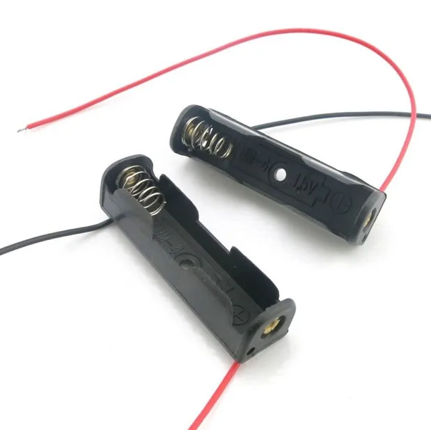 Новинка коробка для хранения батарей AAA чехол пластиковая держатель с магнитными