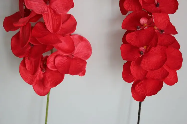 10 шт./лот 108 см поддельные одностволовые Vanda фаленопсис орхидея Oncidium Moth для