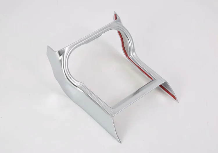 Декоративная накладка на центральную консоль переднего панеля Subaru Forester SK 2018 2019 2020 для держателя для напитков ABS матовая.