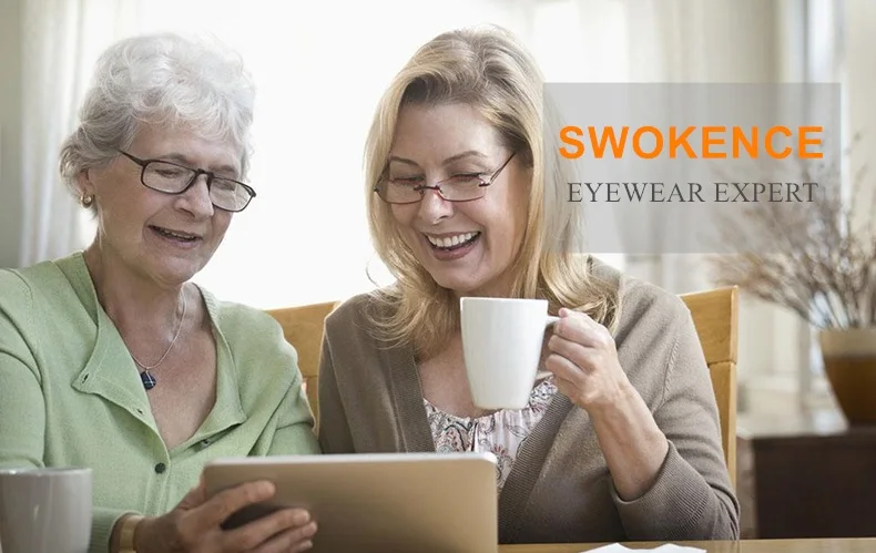 SWOKENCE TR90 Оправа очков для чтения пресбиопические очки диоптрий+ 100 до 400 450 500 550 600 650 700 750 800 850 900 950 1000 R130