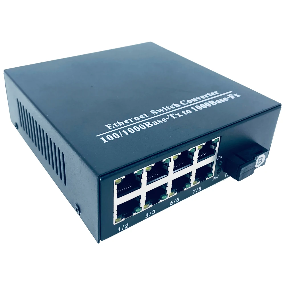 1 25 нм гигабитный волоконный коммутатор Ethernet оптический медиа-конвертер