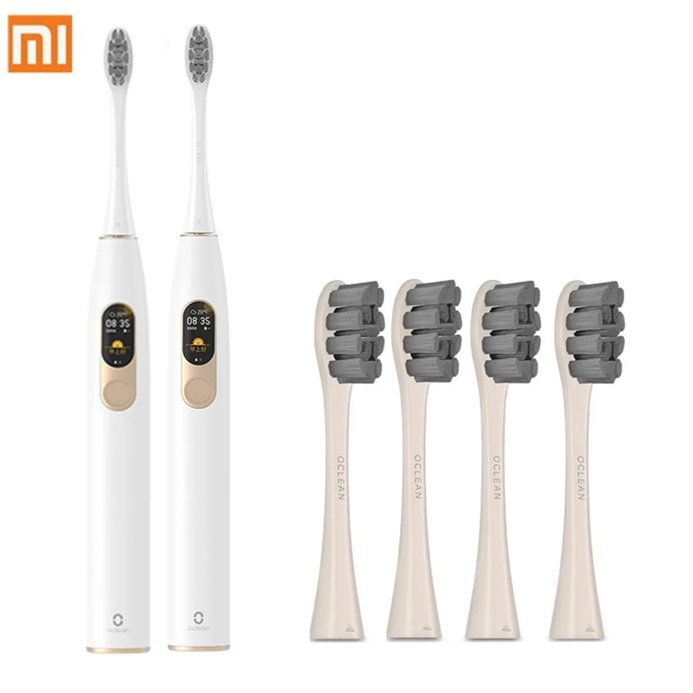 add type 7 Oclean X Smart sonic электрическая зубная щетка с сенсорным экраном для взрослых Водонепроницаемая USB перезаряжаемая ультразвуковая зубная щетка управление приложением - Цвет: add type 7