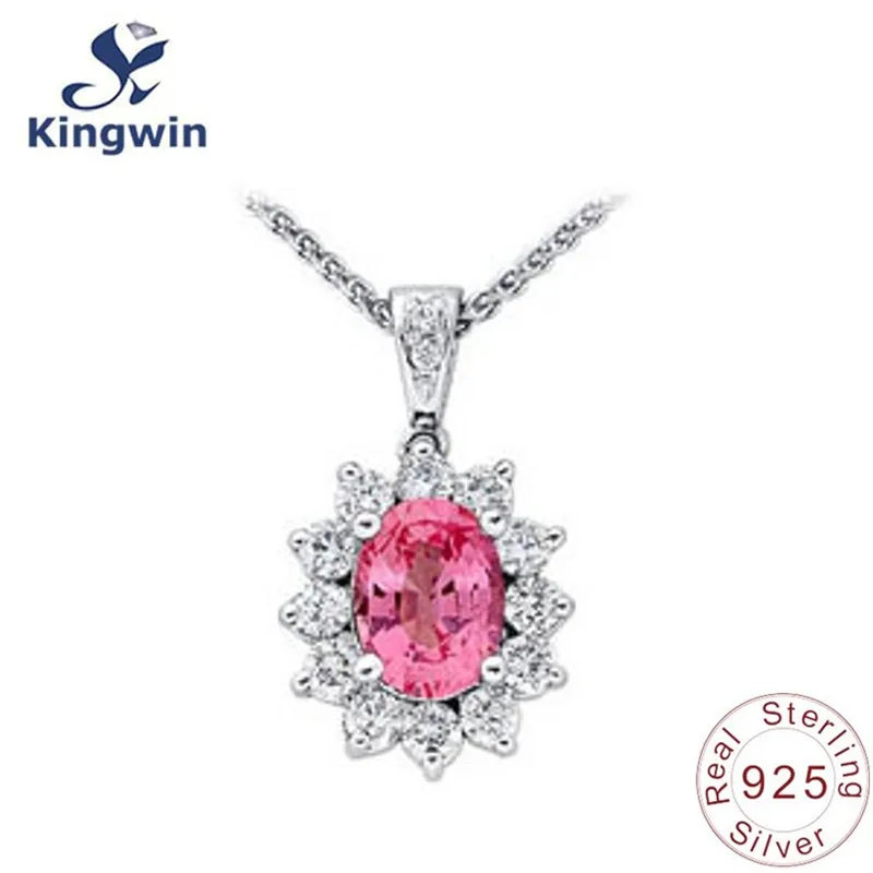 Александрит цвет ожерелье День рождения прекрасный 925 Серебро кулон родиевое