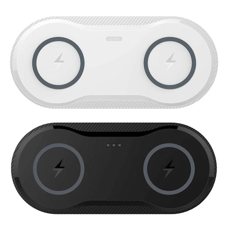 Беспроводное зарядное устройство с двойной панелью 10 Вт для iPhone X XS Max XR 8 Plus Samsung S8