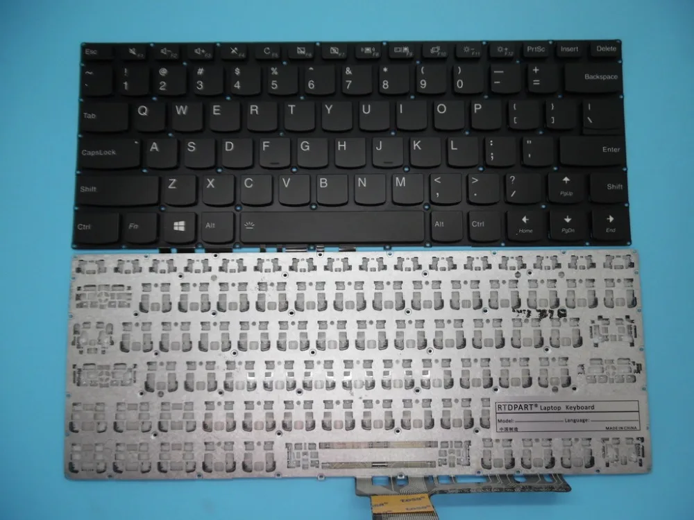 Клавиатура для ноутбука Lenovo 310 14ISK V110 14AST 14IAP V310 14IKB V510 английский США с