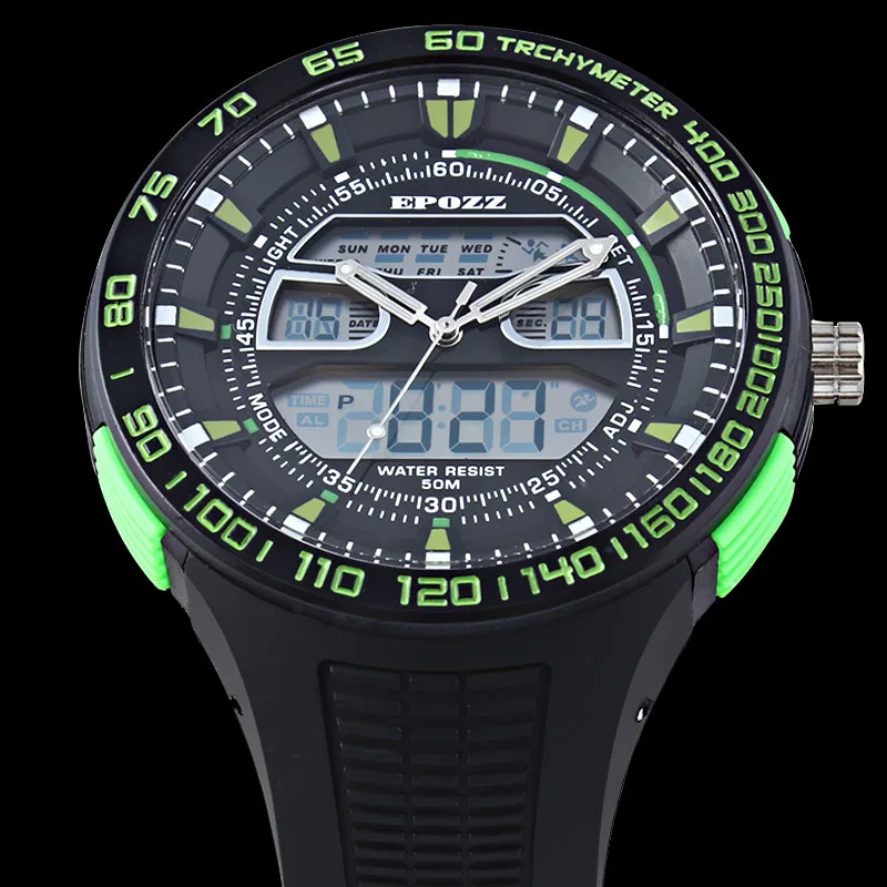 Двойной дисплей цифровые часы мужские спортивные Relojes hombre 2017 детские Montre homme Relogio