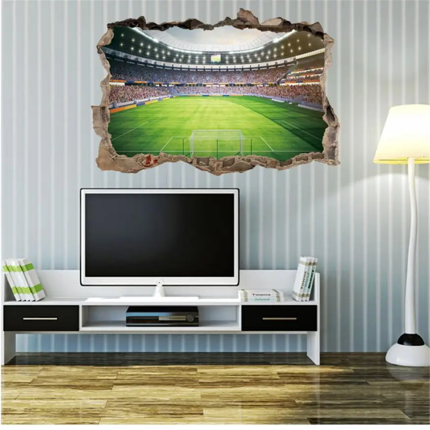 Домашний декор DIY Play Football House Съемная настенная наклейка домашняя Наклейка