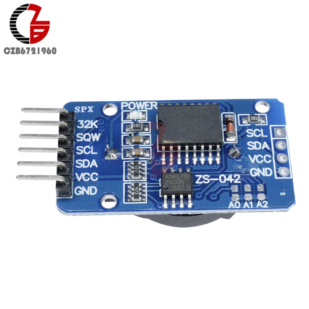 Модуль часов DS3231 AT24C32 IIC Прецизионная плата памяти RTC в реальном времени для Arduino