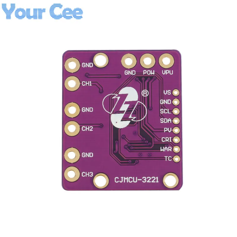 I2C SMBUS INA3221 трехканальный шунт тока питания монитор напряжения сенсорного модуля