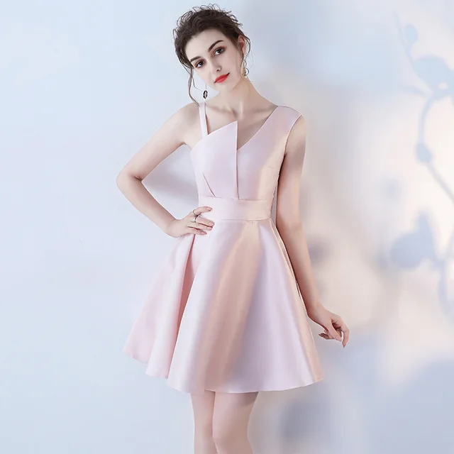 light pink Новые свадебные туфли чонсам, Восточный стиль Женские свадебное Ципао вечерние платье модный элегантный в китайском стиле короткий халат; Одежда для девочек; Vestido S-XXL - Цвет: light pink