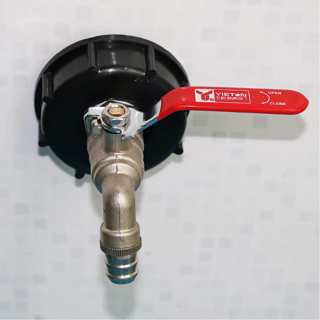 JX-LCLYL 3/4 ''S60x6 резьба IBC бак кран адаптер разъем Замена латунный клапан