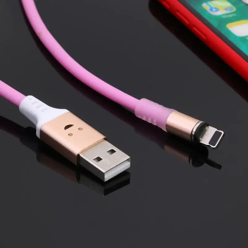 2 in 1 Magnetic 8 Pin Micro USB Charging Cable Sound Control Lighting Magnet Charger Adapter Cord for iPhone Android Promotion | Компьютеры