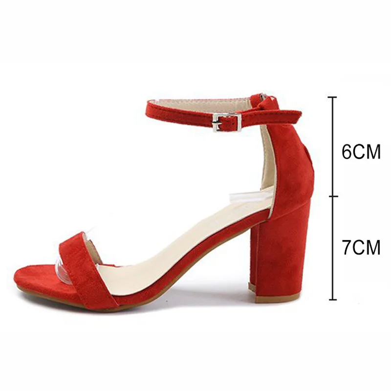Women Pumps High Heels Summer Shoes Square Heel Sandals Ladies Woman Sandalie Block Comfort Female | Обувь