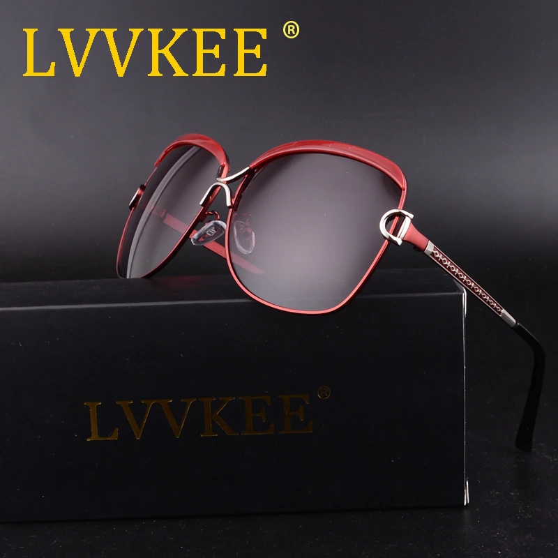 LVVKEE 2018 Роскошные брендовые дизайнерские женские поляризованные солнцезащитные