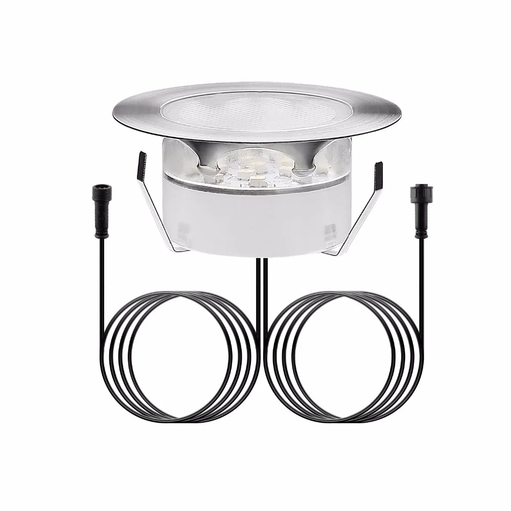 Фото Sturdy Waterproof Best Outdoor Lights for Patio Recessed Led Deck Lighting Floor Lamp Design Step Room Decor 6pcs/set B108-6 №2