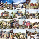 Домашний декор, алмазная живопись из смолы, картина 5D в американском стиле кантри, алмазная вышивка сделай сам на фото, Алмазная мозаика