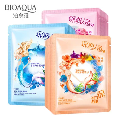 Увлажняющая Однослойная маска Bioaqua для глубоководного размягчения мышц снега