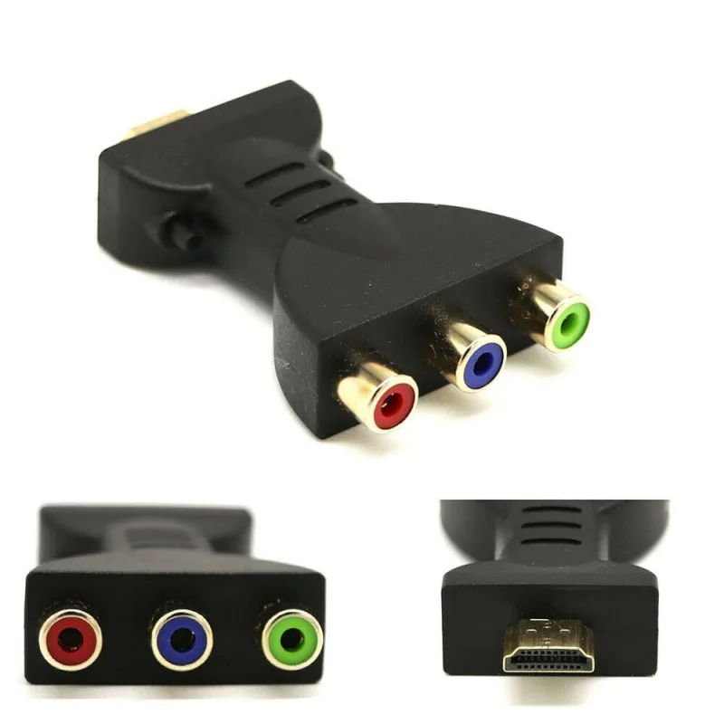 HDMI папа 3 RCA AV видео аудио адаптер компонентный конвертер для HDTV DVD проектор