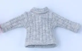 1 shirts grey 1 шт. милые 1/6 Blyth куклы комбинезон футболки для 1/8 BJD, 1/6 BJD, OB11, Muichan/Ixdoll, Holala куклы одежда аксессуары - Цвет: 1 shirts grey
