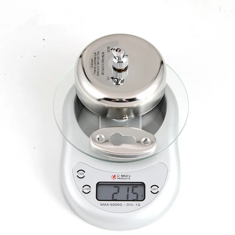 

Free shipping Biggers retractable Stainless steel clothesline multifunctional potable clothes drying rope