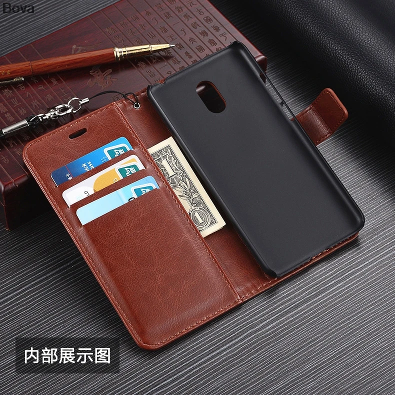 Чехол с держателем для карт Meizu M6 кожаный чехол-кошелек защитные чехлы 5 2 дюйма |