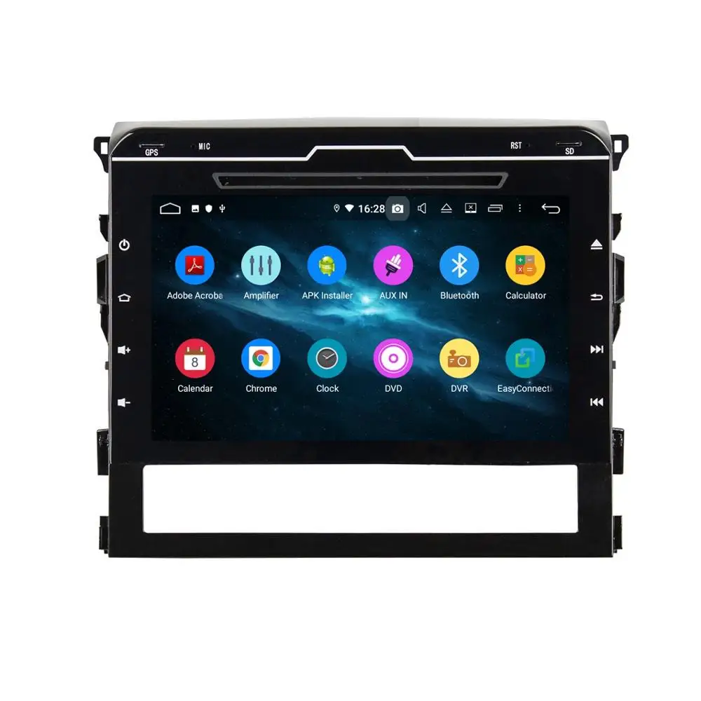 Автомагнитола PX6 4 Гб + 64 ГБ Android 10 DVD-плеер для Toyota Land Cruiser 2016-2019 стерео радио GPS Bluetooth