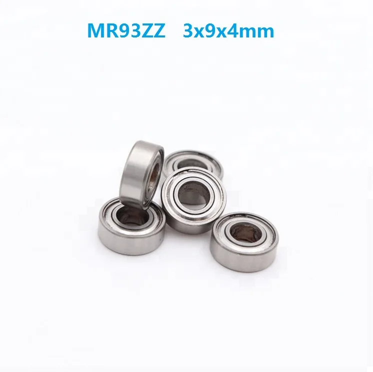 Миниатюрный шариковый подшипник MR93ZZ MR93 ZZ 2Z MR93Z 3x9x4 мм с двойной защитой глубоким