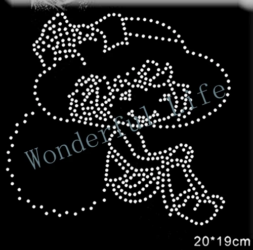 YX Бесплатная доставка стразы теплопередача исправленное железо на мотивах патчи