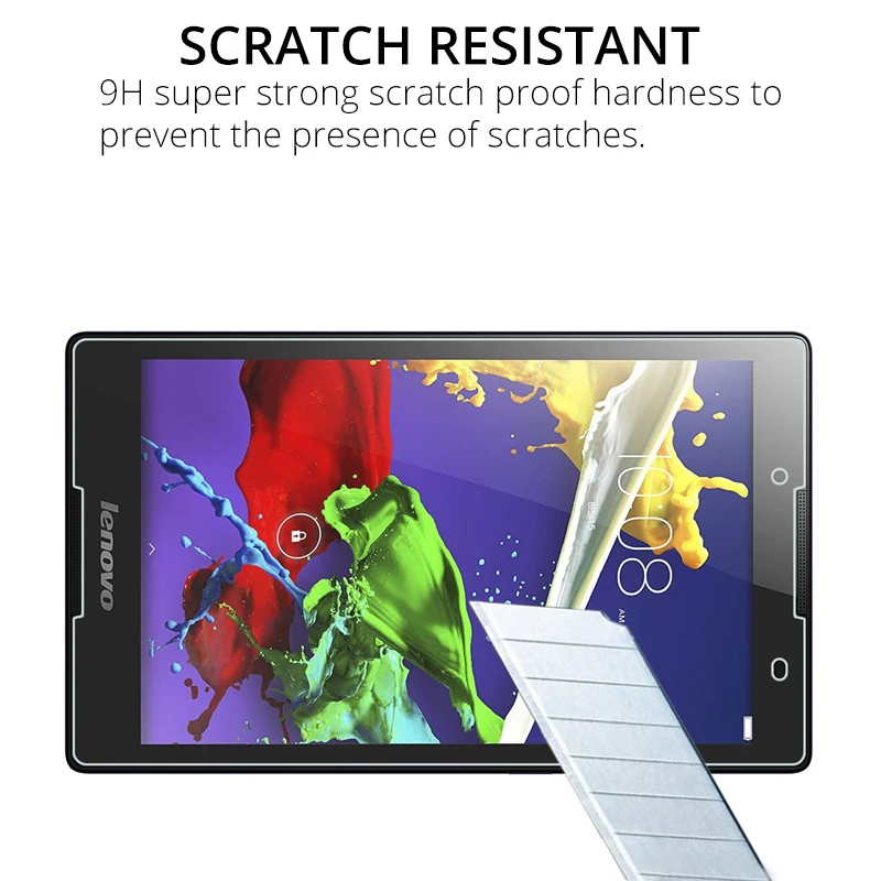 Закаленное Стекло Экран Защитная пленка для lenovo Tab 2 3 4 7 8 10 Plus P8 A10-70 A10-30 X30F 850F X50 710 730 м 7703X7304 A8-50LC