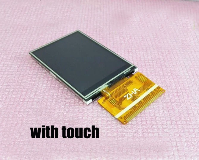 Free shipping 5pc/lot  2.4 TFT LCD screen module WIth touch 37pin 8/16bits Parallel 240*320 Color LCM  ILI9341