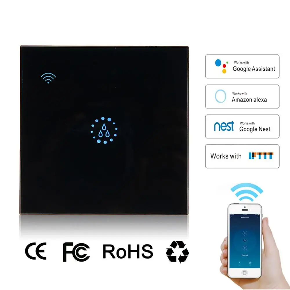 Умный выключатель Teekar для бойлера Wi Fi стандарт Великобритании/ЕС голосовое