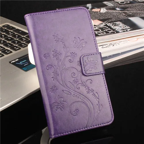 HongBaiwei Для Doogee Mix Wallet Case модный рельефный флип-чехол Для Doogee Mix, 5,5 дюйма кожаный чехол с функцией подставки - Цвет: wx purple