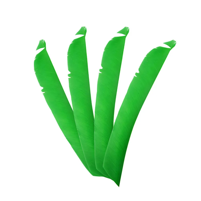 30pcs Turkey Arrow Feathers Full Length Irregular Feather Archery DIY Handmade Natural Fletching Left Wing Shooting Accessories