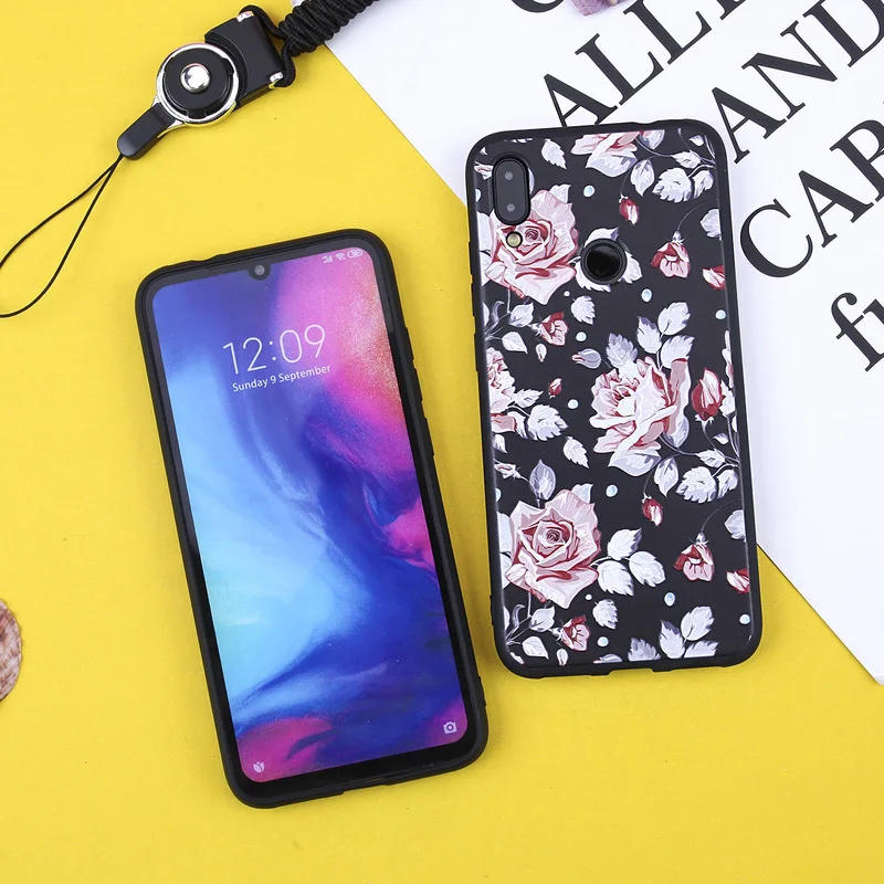 Phone Case for Redmi Note 7 Pro cases For Xiaomi Mi9 Mi8 Mi6X 4x 5Plus 6A 6Pro 5 6 Matte Soft TPU Flowers Covers |