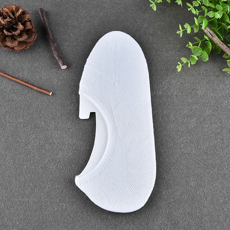 Носки Башмачки из хлопка модные летние Осенние повседневные классические черные