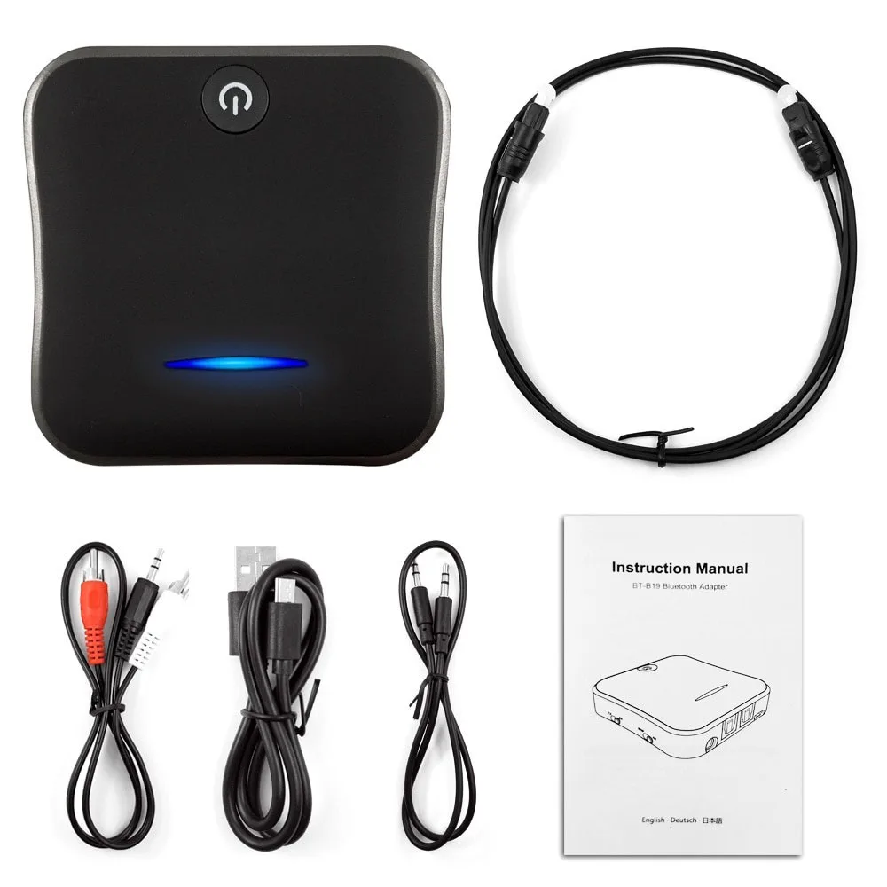 Bluetooth 5,0 аудио передатчик приемник CSR8675 Aptx HD адаптер оптический Toslink/3,5 мм AUX/SPDIF для автомобиля тв наушники и т. Д